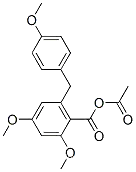 2,4-디메톡시-6-[(4-메톡시페닐)메틸]벤조산 아세트산 무수물