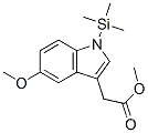 5-메톡시-1-(트리메틸실릴)-1H-인돌-3-아세트산 메틸 에스테르