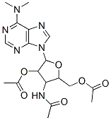 [4-(アセチルオキシ)-5-[6-(ジメチルアミノ)-9H-プリン-9-イル]-3-アセトアミドオキソラン-2-イル]メチル アセタート