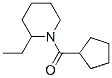 피페리딘, 1-(시클로펜틸카르보닐)-2-에틸-(9CI)