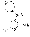 5-이소프로필-3-(모르폴린-4-일카르보닐)티오펜-2-아민(SALTDATA: FREE)