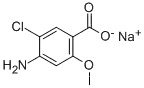 나트륨 2-메톡시-4-아미노-5-클로로벤조에이트