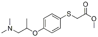 [4-[2-(디메틸아미노)-1-메틸에톡시]페닐티오]아세트산 메틸 에스테르