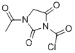 1-이미다졸리딘카르보닐 클로라이드, 3-아세틸-2,5-디옥소-(9CI)