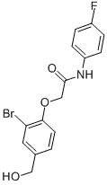 2-[2-브로모-4-(하이드록시메틸)페녹시]-N-(4-플루오로페닐)-아세트아미드