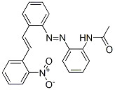 N-[2-[[2-[2-(2-ニトロフェニル)エテニル]フェニル]アゾ]フェニル]アセトアミド