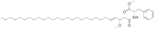N-(3-메톡시-1-옥소-4-옥타코세닐)-L-페닐알라닌 메틸 에스테르