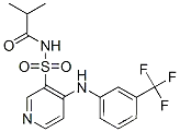 4-[3-(트리플루오로메틸)아닐리노]-N-이소부티릴피리딘-3-술폰아미드