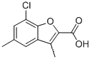 7-클로로-3,5-디메틸-2-벤조푸란카복실산