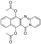 12H-벤조[g]피리도[2,1-b]퀴나졸린-12-온, 6,11-비스(아세틸옥시)-