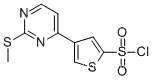 4-[2-(메틸티오)피리미딘-4일]티오펜-2-설포닐 클로라이드