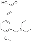 (2E)-3-{3-[(디에틸아미노)메틸]-4-메톡시페닐}아크릴산
