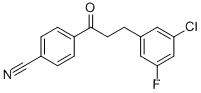 3-(3-클로로-5-플루오로페닐)-4'-시아노프로피오페논