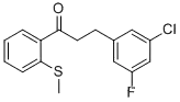 3-(3-CHLORO-5-FLUOROPHENYL)-2'-티오메틸프로피오페논