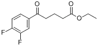 에틸 5- (3,4- 디 플루오로 페닐) -5- 옥소 발레 레이트