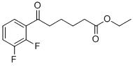 에틸렌 6- (2,3-DIFLUOROPHENYL) -6-OXOHEXANOATE