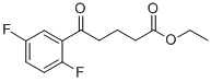 에틸 5- (2,5- 디 플루오로 페닐) -5- 옥소 발레 레이트