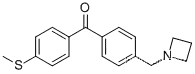 4-아제티디노메틸-4'-티오메틸벤조페논