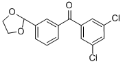 3,5-DICHLORO-3 '-(1,3-DIOXOLAN-2-YL) 벤조 페논