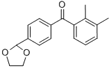 2,3-DIMETHYL-4 '-(1,3-DIOXOLAN-2-YL) 벤조 페논