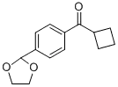 사이클로부틸 4-(1,3-DIOXOLAN-2-YL)페닐 케톤