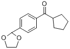 사이클로펜틸 4-(1,3-DIOXOLAN-2-YL)페닐 케톤
