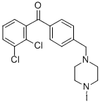 2,3-DICHLORO-4 '-(4-METHYLPIPERAZINOMETHYL) 벤조 페논