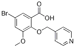 5-BROMO-3-METHOXY-2-(PYRIDIN-4-YLMETHOXY)벤조산