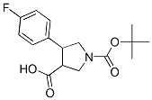 4-(4-FLUORO-페닐)-피롤리딘-1,3-디카르복실산 1-TERT-부틸 에스테르