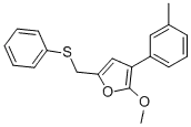 2-메톡시-5-페닐설파닐메틸-3-M-톨릴-푸란