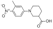 1-(3-메틸-4-니트로페닐)피페리딘-3-카르복실산