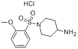 1-(2-메톡시-벤젠술포닐)-피페리딘-4-일아민 염산염