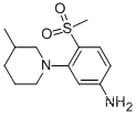 3-(3-메틸피페리딘-1-일)-4-메틸설포닐아닐린