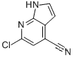 1H-피롤로[2,3-b]피리딘-4-카르보니트릴, 6-클로로-