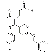 (2R)-2-[(S)-[(4-플루오로페닐)아미노][4-(페닐메톡시)페닐]메틸]펜탄디오익산