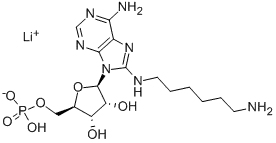 8-(6-AMINOHEXYL)아미노-아데노신 5'-단일인산리튬염