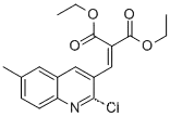2-클로로-6-메틸-3-(2,2-디에톡시카르보닐)비닐퀴놀린