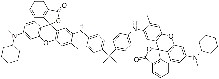 2,2-ビス[4-[6′-(N-シクロヘキシル-N-メチルアミノ)-3′-メチルスピロ[フタリド-3,9′-[9H]キサンテン]-2′-イルアミノ]フェニル]プロパン