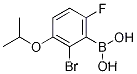 2-브로모-6-플루오로-3-이소프로폭시페닐붕소산