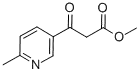 6-METHYL-BETA-OXO-3-PYRIDINEPROPANOIC ACID 메틸 에스테르