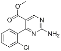메틸 2- 아미노 -4- (2- 클로로 페닐) 피리 미딘 -5- 카르 복실 레이트