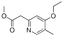 2-피리딘아세트산,4-에톡시-5-메틸-,메틸에스테르(9CI)