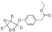 4-(2-옥시라닐메톡시-d5)벤젠아세트산 에틸 에스테르
