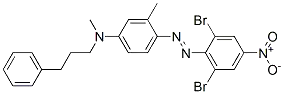 4-(2,6-ジブロモ-4-ニトロフェニルアゾ)-3,N-ジメチル-N-(3-フェニルプロピル)アニリン