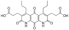 1,2,5,8,9,10-ヘキサヒドロ-2,5,8,10-テトラオキソ-4,6-ジプロピルピリド[3,2-g]キノリン-3,7-ジプロパン酸