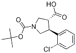 트랜스 (+/-) 1-[(TERT-BUTYL)OXYCARBONYL]-4-(2-클로로페닐)피롤리딘-3-카르복실산