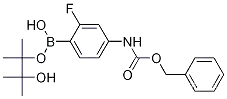 4-(벤질옥시카르보닐아미노)-2-플루오로페닐보론산, 피나콜 에스테르