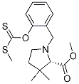 O-[(2S)-3,3-디메틸-N-벤질-프롤린 메틸 에스테르] S-메틸 크산테이트