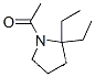 피롤리딘, 1-아세틸-2,2-디에틸-(9CI)