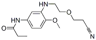 N- (3- (2- (2- 시아 노에 톡시) 에틸 아미노) -4- 메 톡시 페닐) 프로피온 아미드